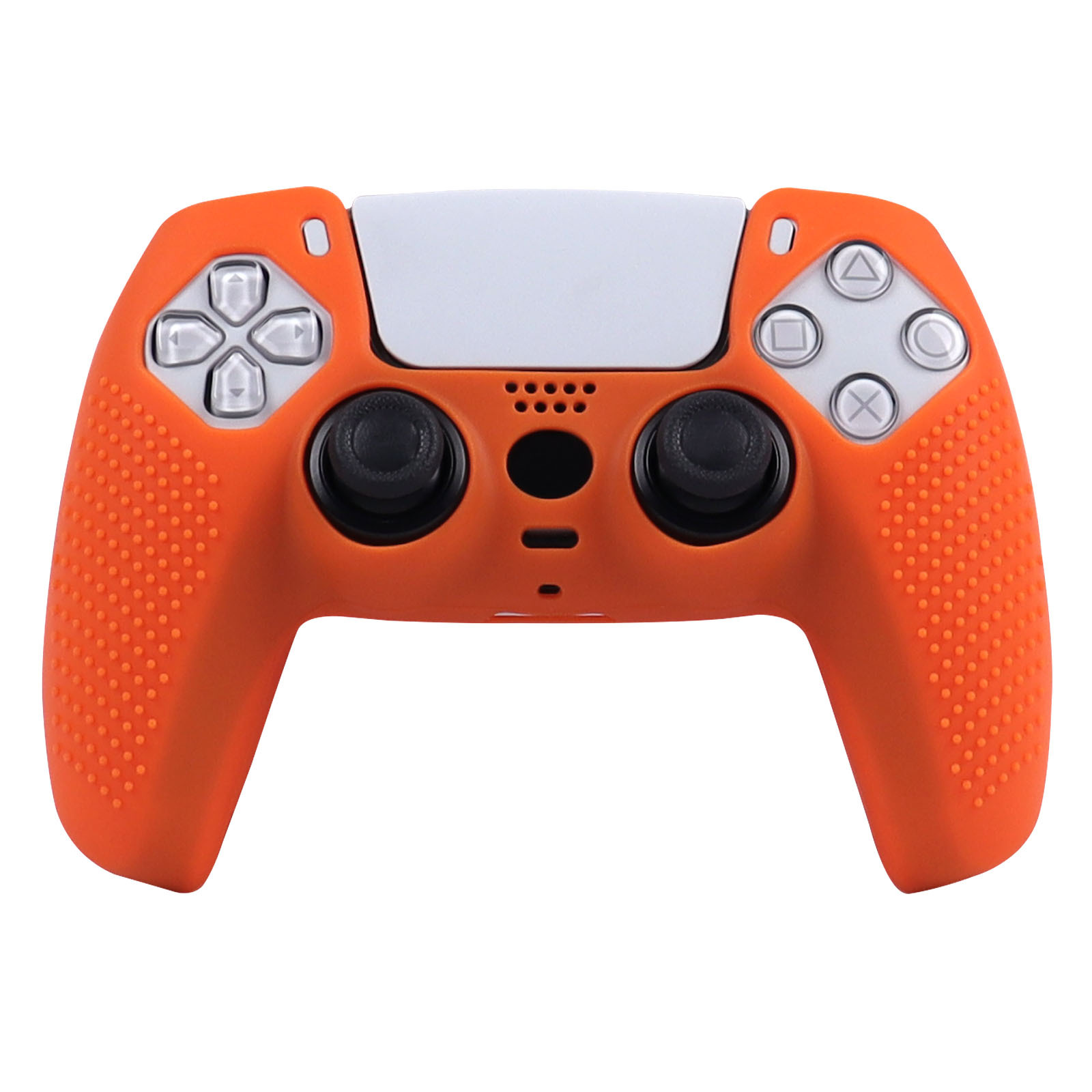 PS5 game controller silicone case with anti-slip dots ps5 single color with dots protective case solid color silicone controller case