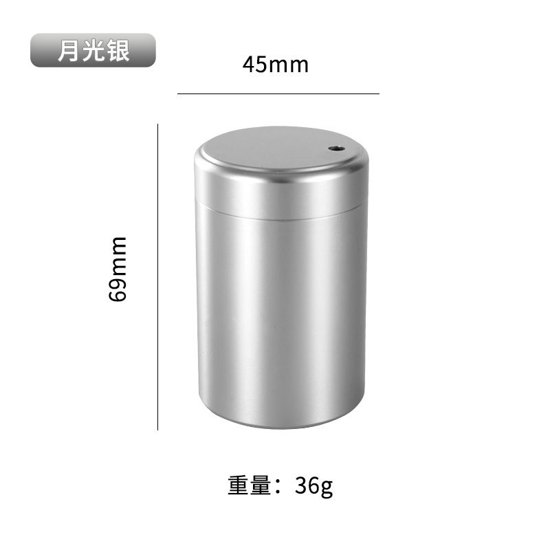 New Toothpick Holder Wind Toothpick Can Hotel Restaurant Aluminum Titanium Alloy Portable Toothpick Barrel