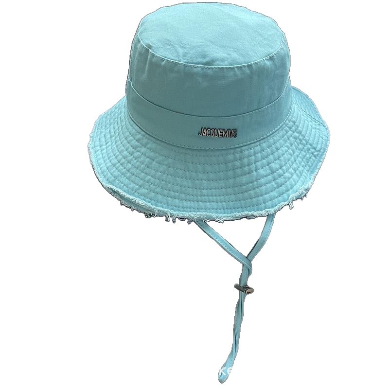 Hat HyunA Fisherman Hat Women Spring Summer Washed Wide Brim Vacation Frayed Denim Sun Protection Hat Outdoor Climbing