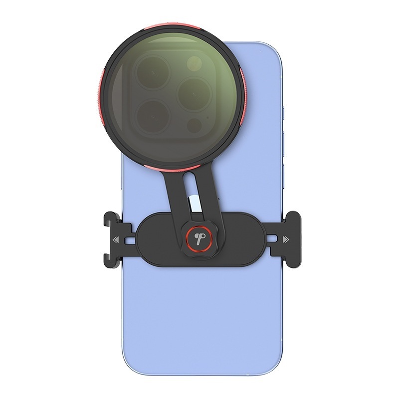 TELESIN Universal Phone Filter Adjustable Holder 67mm Filter CPL Polarizer ND Neutral Density Star Filter