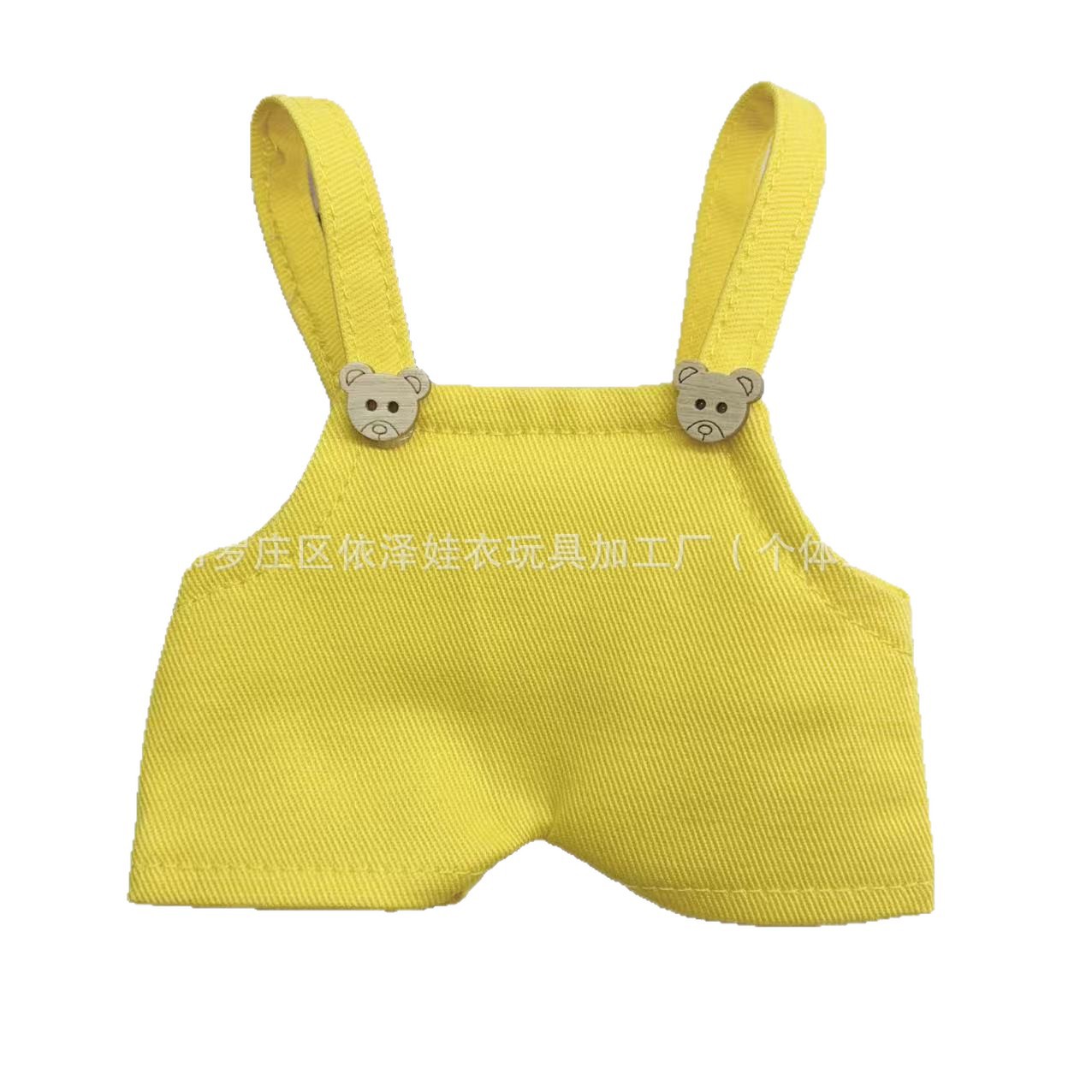 20CM Doll Clothes Cotton Doll Clothes 17cm Floppy Ear Rabbit Gate Dog Denim Suspenders Custom