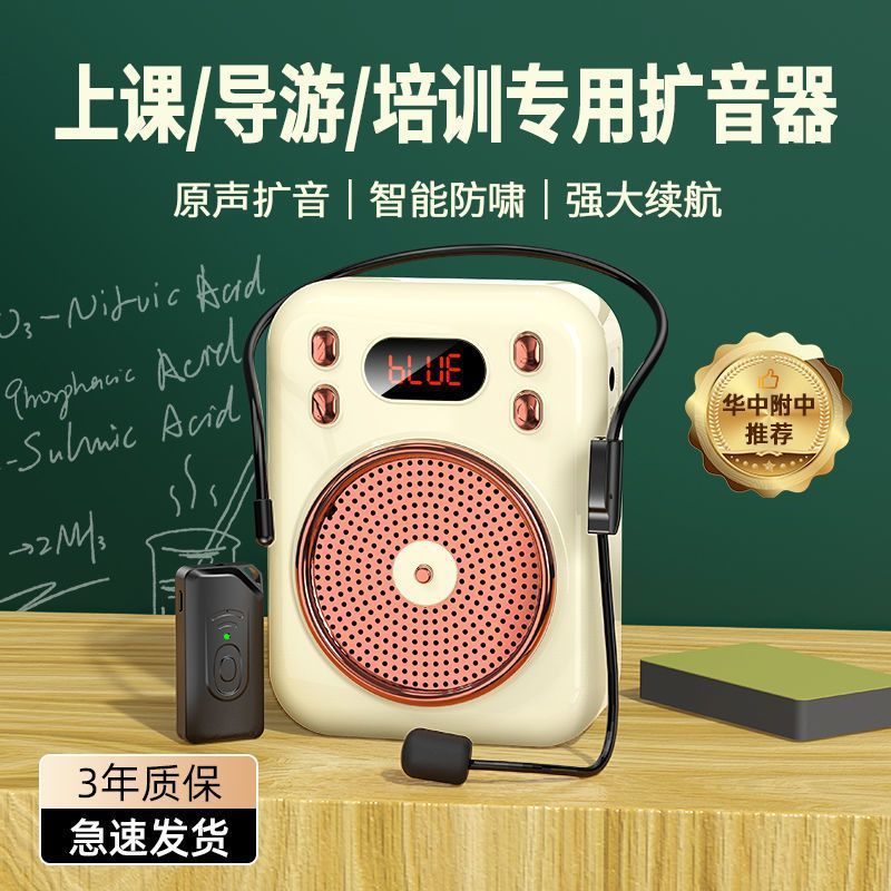 Little Bee Amplifier Teacher Wireless Headset Microphone High Volume Speaker for Teaching Small Announcer Bluetooth