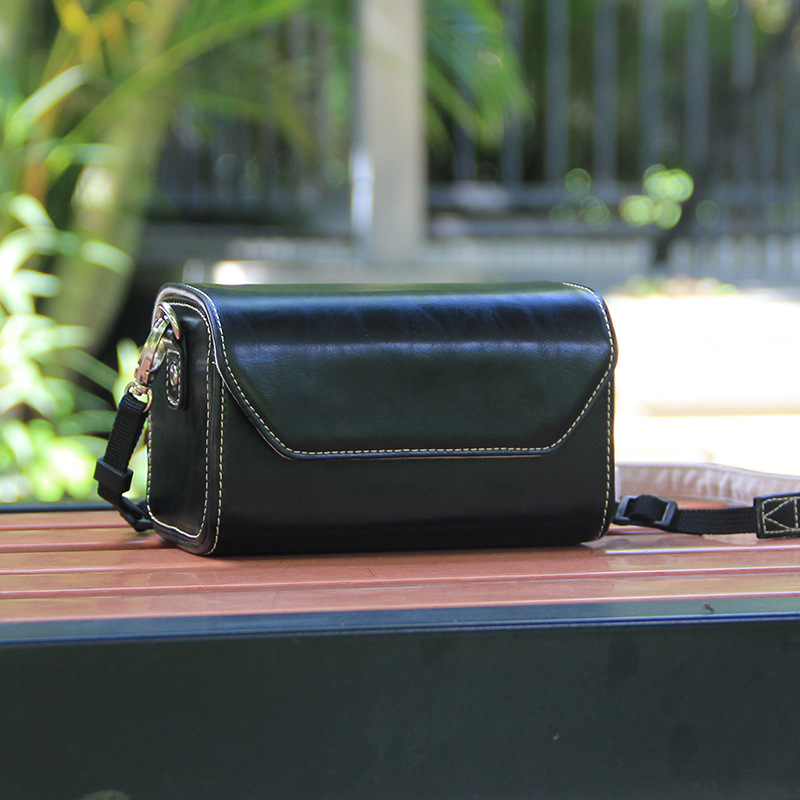 For Sony ZVE10 Panasonic gf8 LX100m2 camera bag Leica DLUX7 Fujifilm 100V film leather case