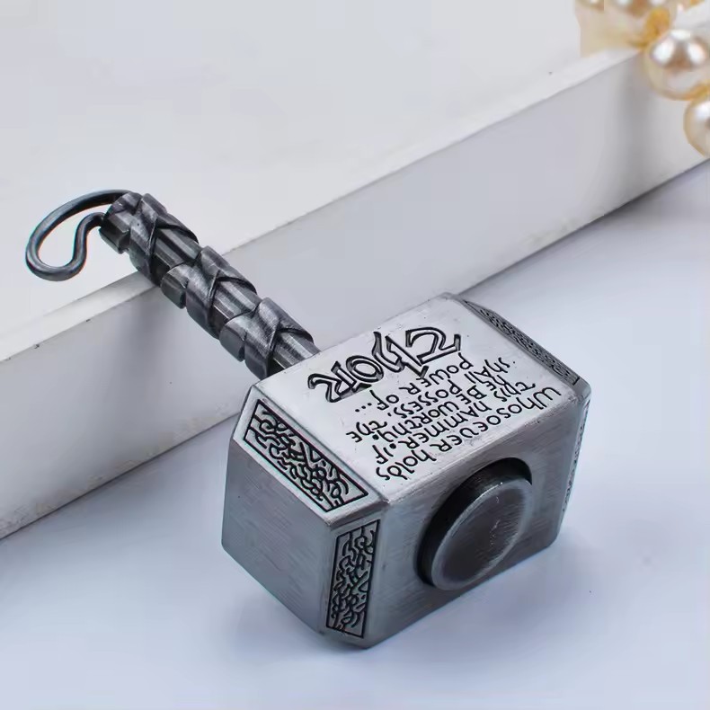 Thor's Hammer Second Generation Finger Spinner Detachable Rotating Metal Gyro EDC Adult Child Handheld