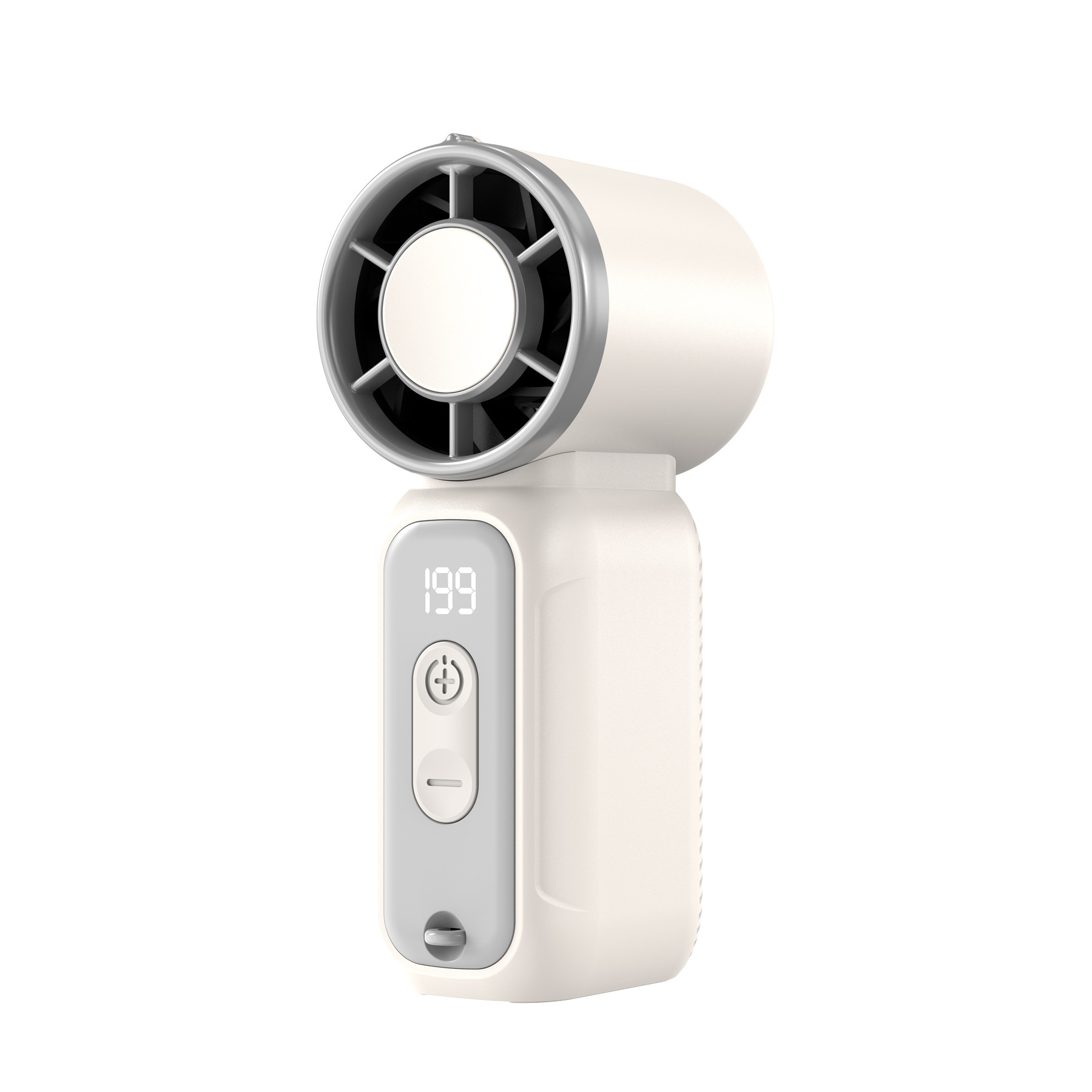 New Mini Handheld Fan Charging Pocket Fan High Wind Small Outdoor Portable High Speed Small Wind Cannon Turbo
