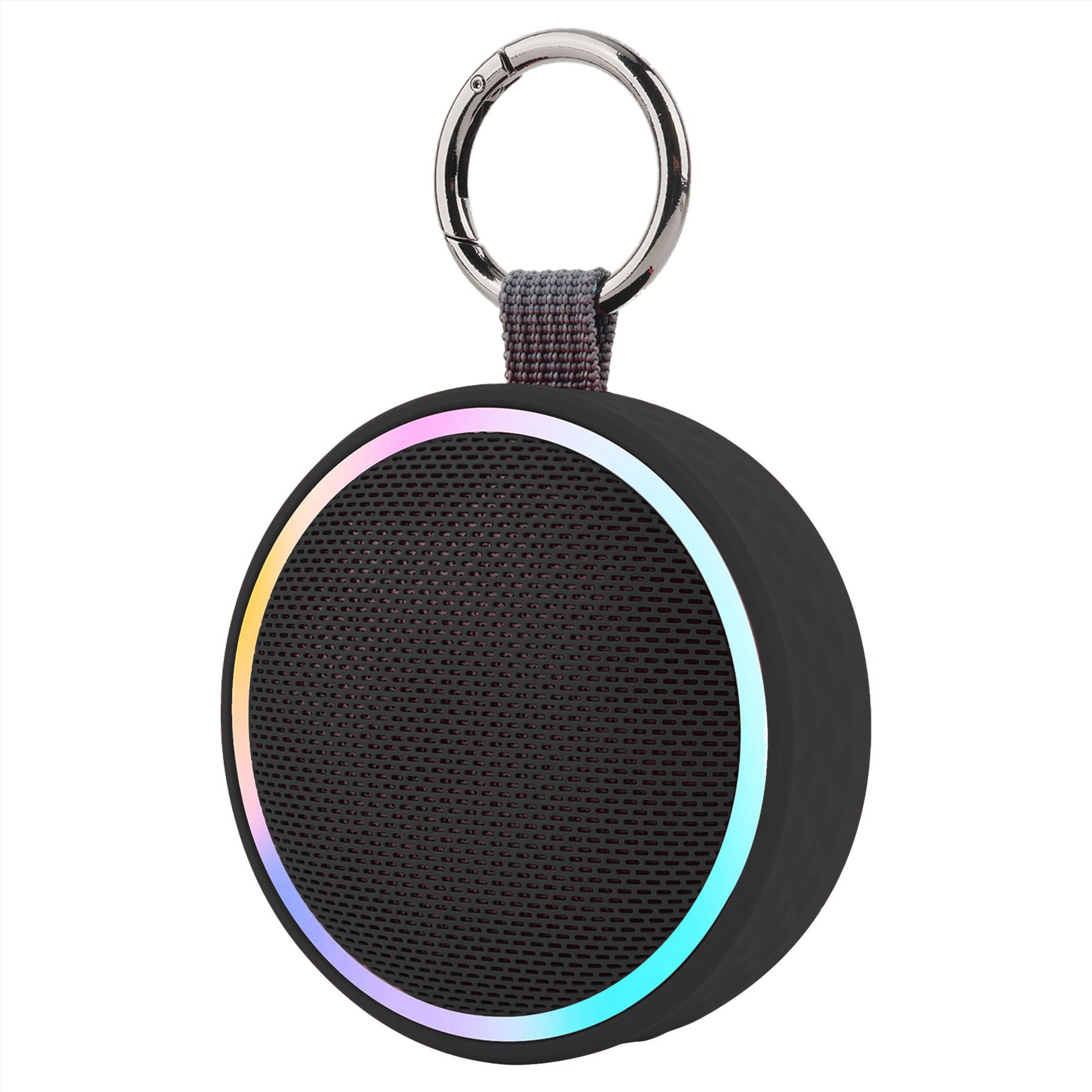New Private Mold Outdoor Waterproof Speaker RGB Cool Light Plug-in Card Clip Portable Bluetooth Small Speaker