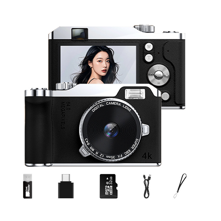 HD Digital Camera Student CCD Entry Camera Student Selfie Photography Travel HD Card Camera