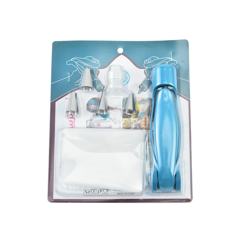 New squeeze cream piping gun set, piping aid, including piping tips, cream bag, baking tool, piping pen