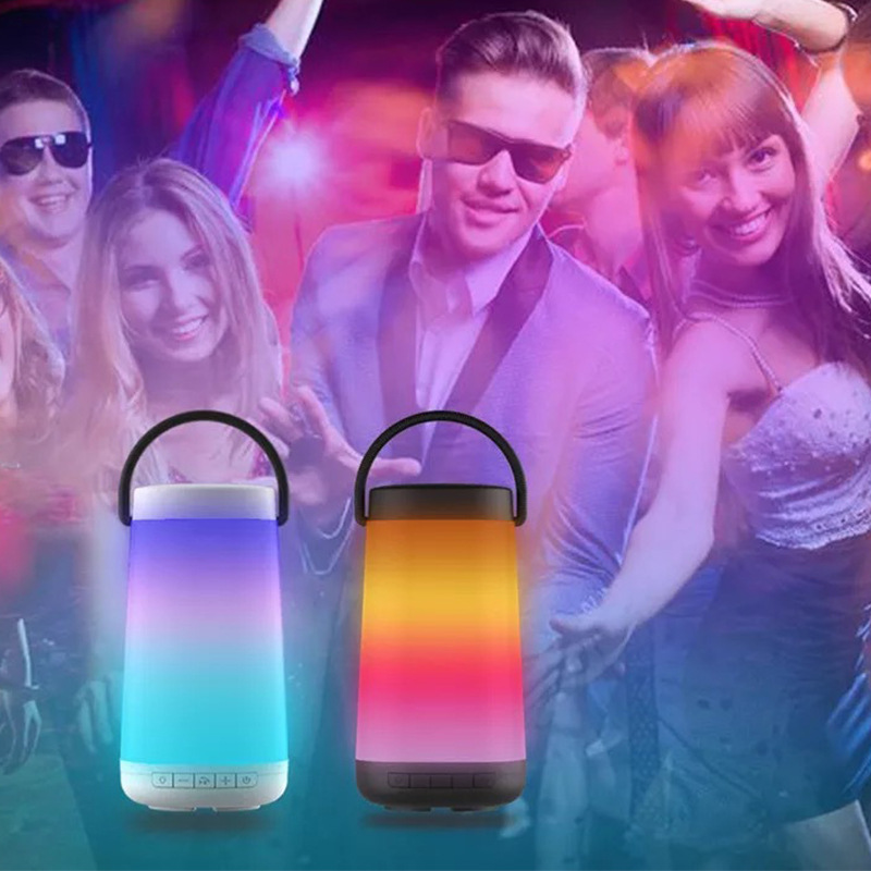 Portable LED Colorful Light Bluetooth Speaker Outdoor Portable RGB Light TWS Bluetooth Speaker