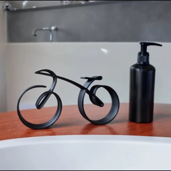 New Geometric Bicycle Wall Bicycle Line Bicycle Decoration Silhouette
