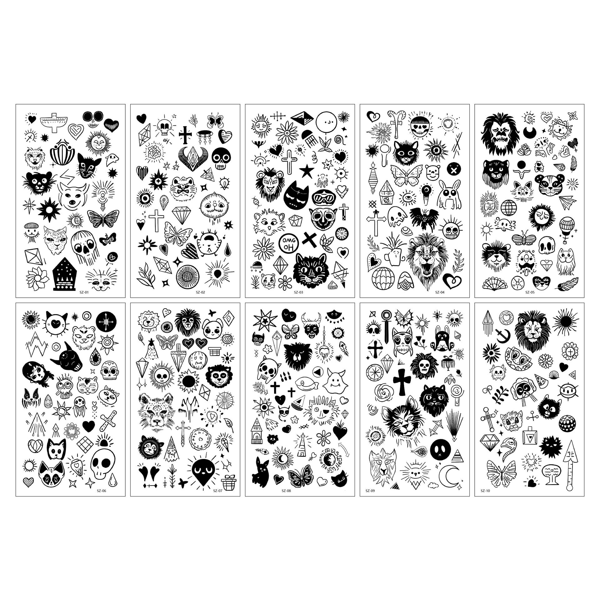 黑色手指贴HB · 6.8*12(数量拍10为一套）