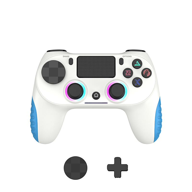 P4 Wireless Bluetooth Game Controller Six-Axis Vibration with Light P4 Game Controller Private Mold Game Controller