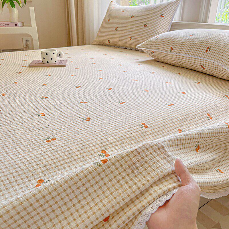 樱桃洛洛【A类面料孕婴可用】 · 床单单件-120x230cm【适合0.8-0.9m床】