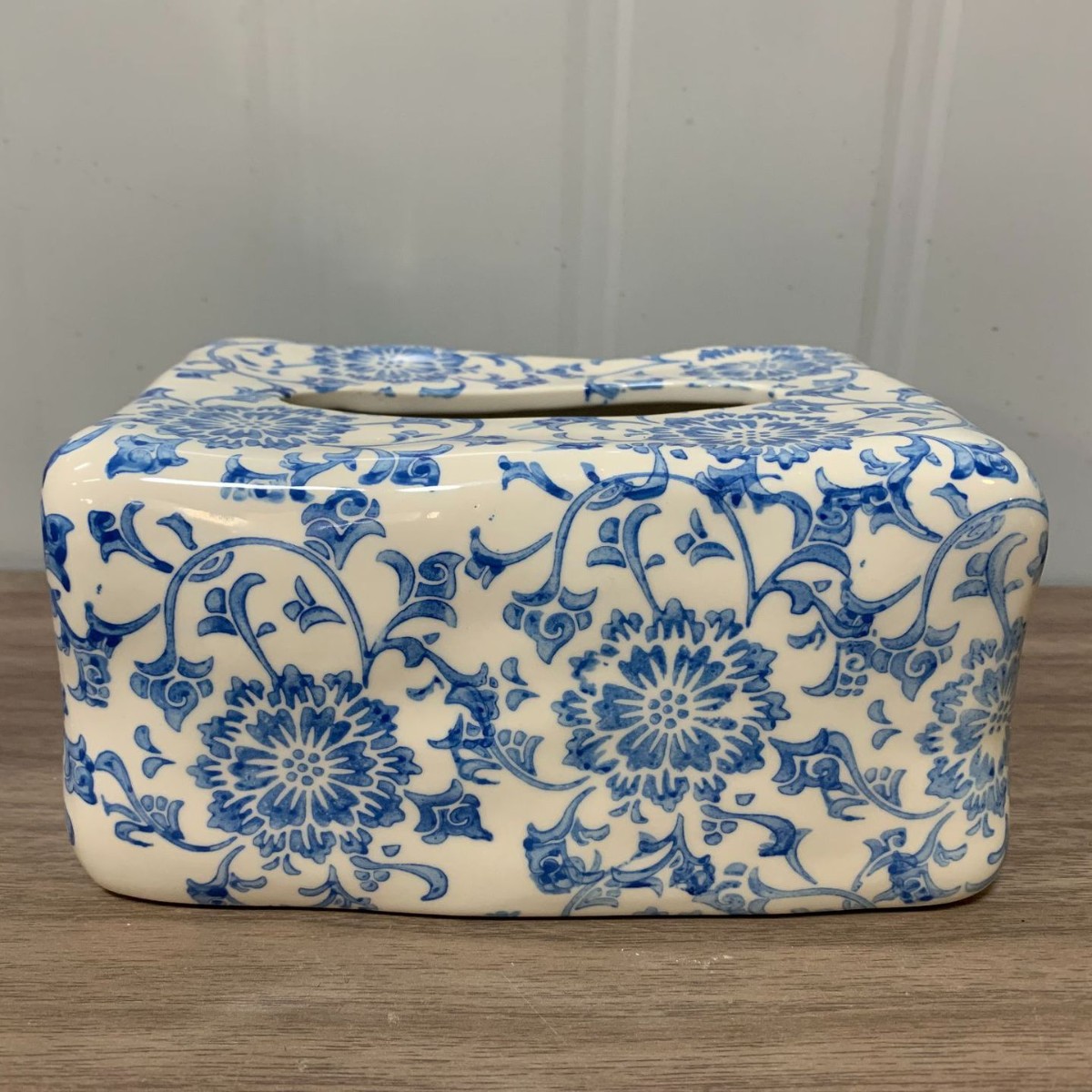 Chinese Countryside Ceramic Household Tissue Box European Style Living Room Dining Room Decorative Tissue Box Napkin Tissue Box
