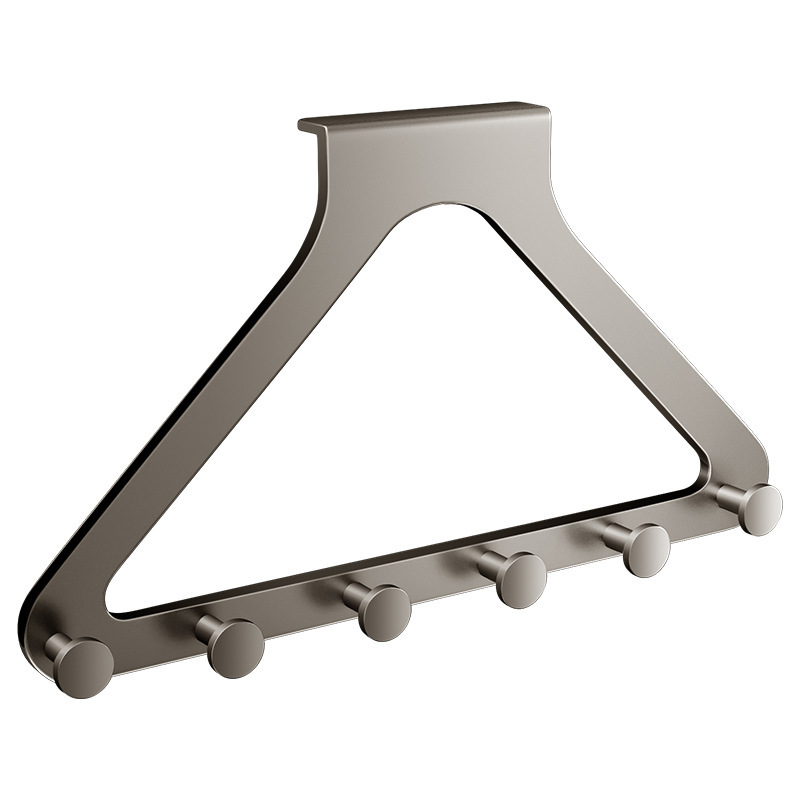 Door hook adhesive hook clothes rack bedroom no-drill load-bearing wall-mounted adhesive hook entrance door storage rack