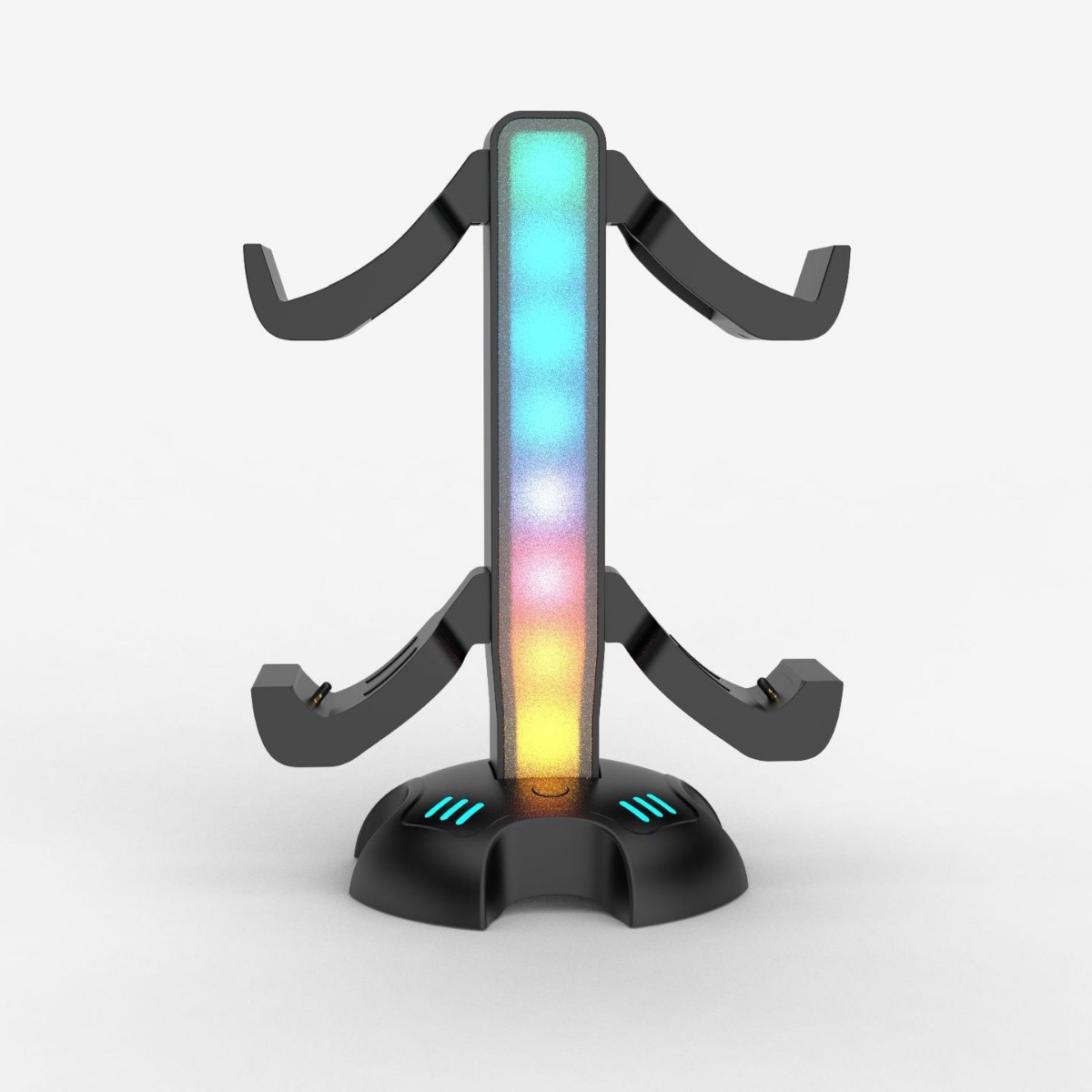 PS5 handle charging stand 4-in-1 stand handle storage stand RGB light luminous game handle display stand