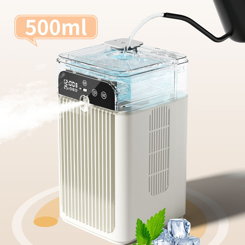 Desktop air conditioner silent intelligent timing small fan summer outdoor cooling mini cooling fan