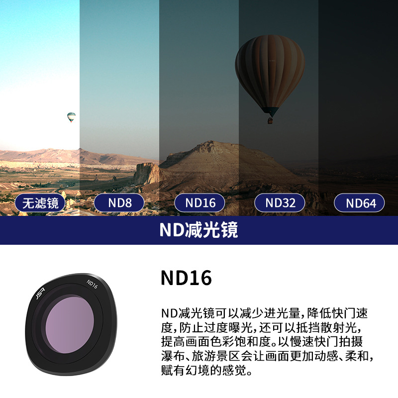 JUNESTAR filter CPL filter ND filter black for DJI NEO 2 drone accessories