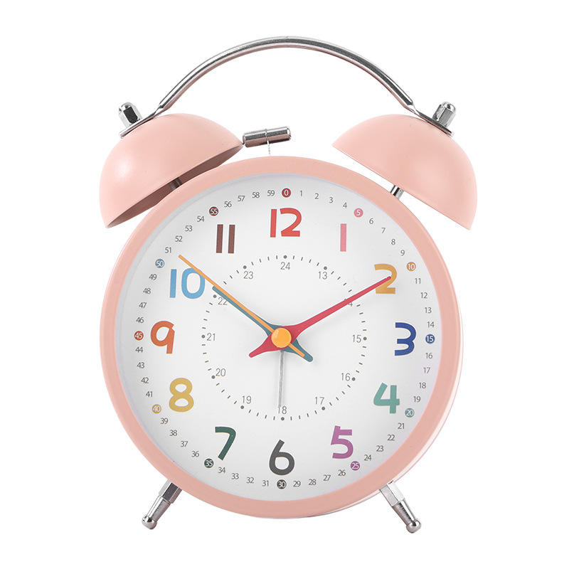 New early education simple bell alarm clock, middle school student wake-up alarm special children student bed