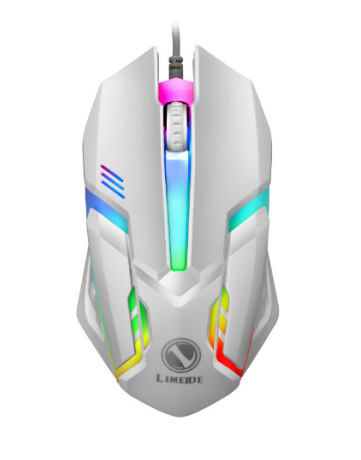 Limei GTX350 Illuminated Keyboard and Mouse Combo Floating Keyboard Mechanical Feel Gaming Mouse and Keyboard Set
