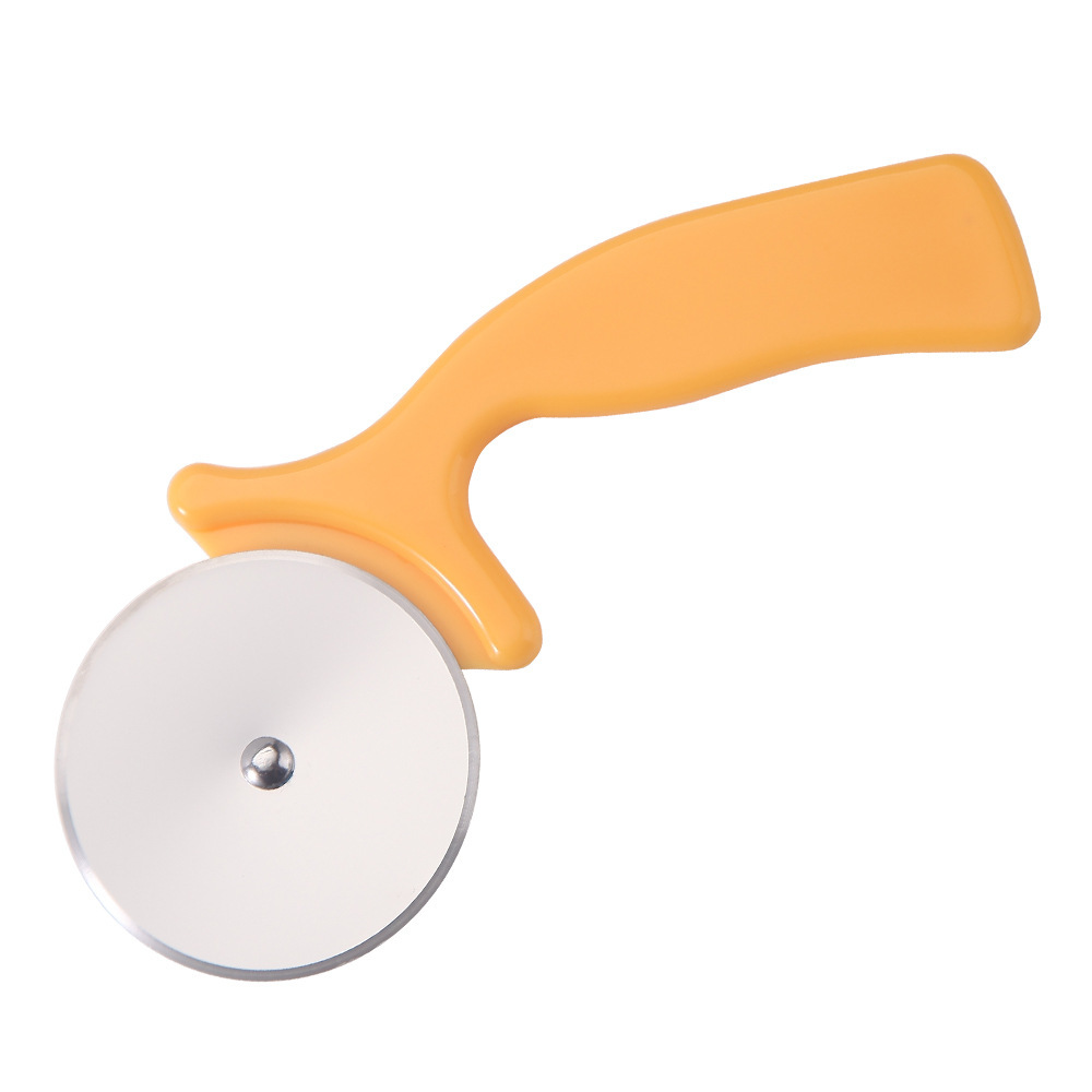Stainless Steel Pizza Cutter Baking Tool Pancake Cutter Dough Divider Kitchen Round Rolling Knife