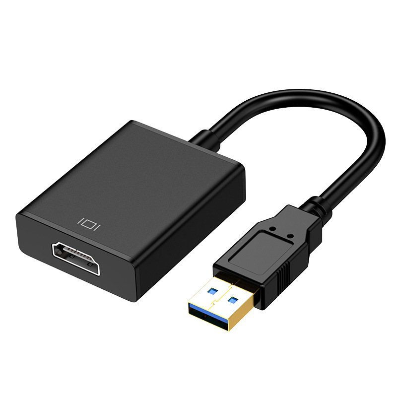 Driver-Free USB to HDMI Adapter USB 3.0 Wired Screen Projector for Computer to Monitor