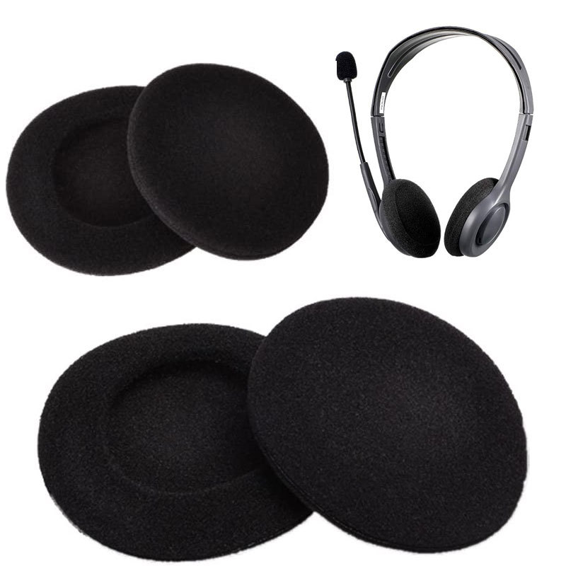 Headphone sponge pads 18 35 45 50 55 60 65 75mm round universal ear pads ear cotton pads dual density