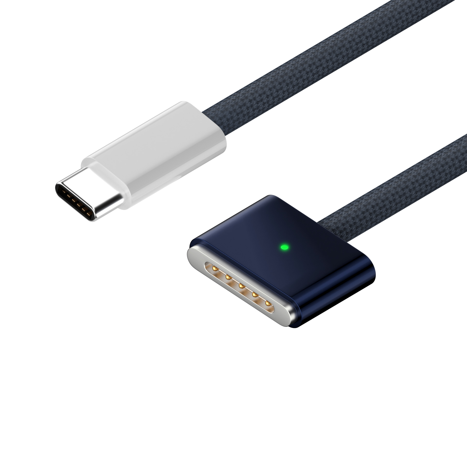 USB-C to MagSafe 3 magnetic charging cable for Apple MacBook Pro M3 laptop power cord