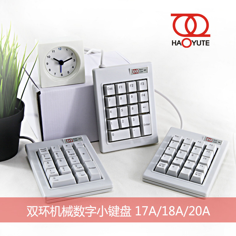 Haoyute DX-18A Numeric Keypad Financial Securities Bank Supermarket ESCF1-F4 Mechanical Password Numeric Keypad