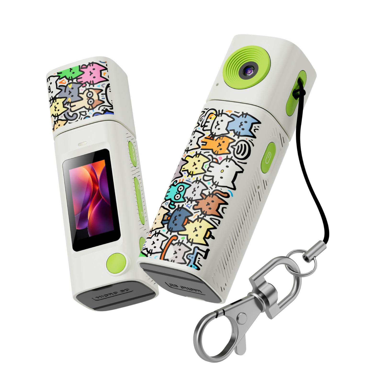 G10 New 2K Lipstick Camera Campus Life Student Digital Mini Camera HD Filter Can Take Photos and Record Videos