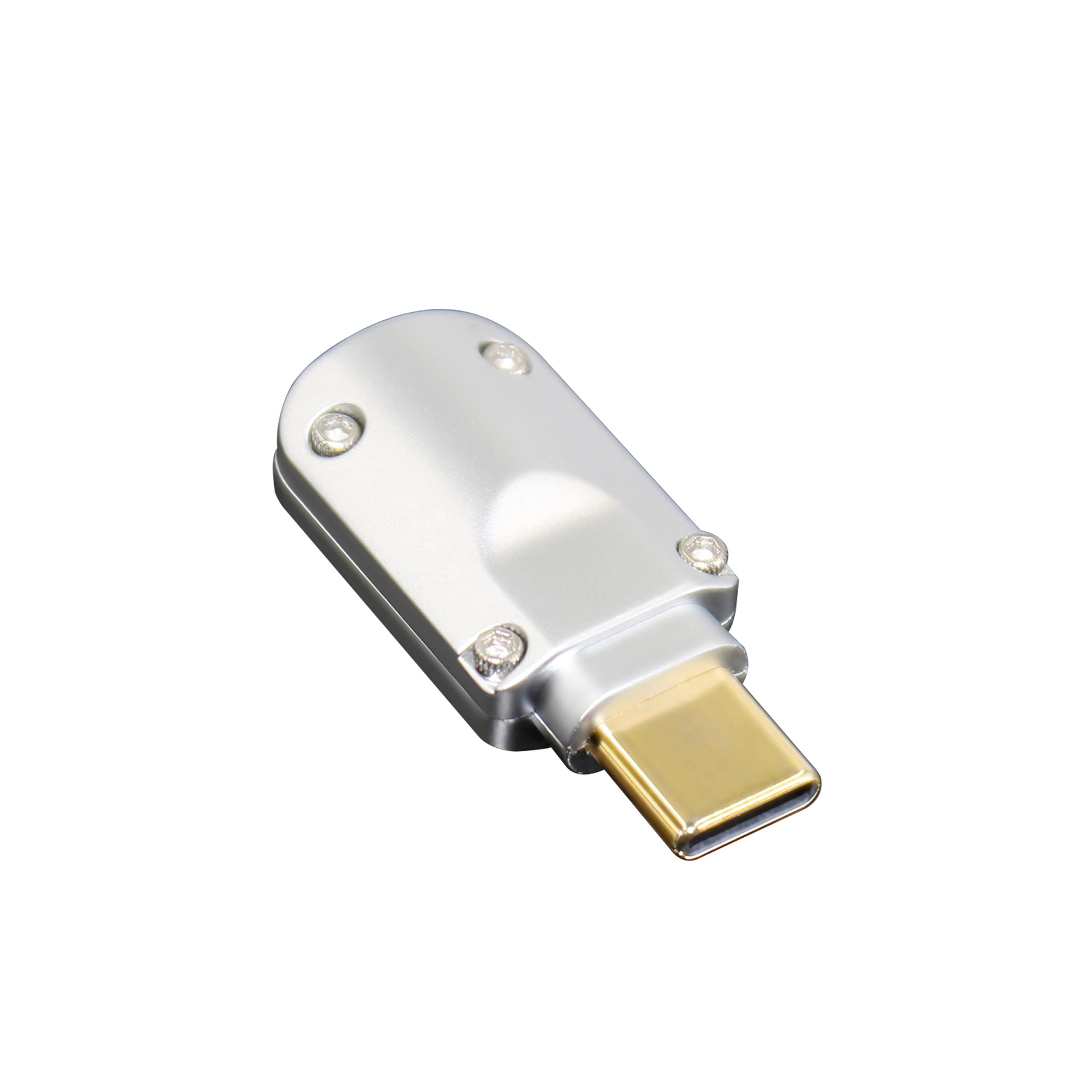 Type-C male metal shell glue-free DIY data cable accessory charging headphone adapter audio earphone decoding