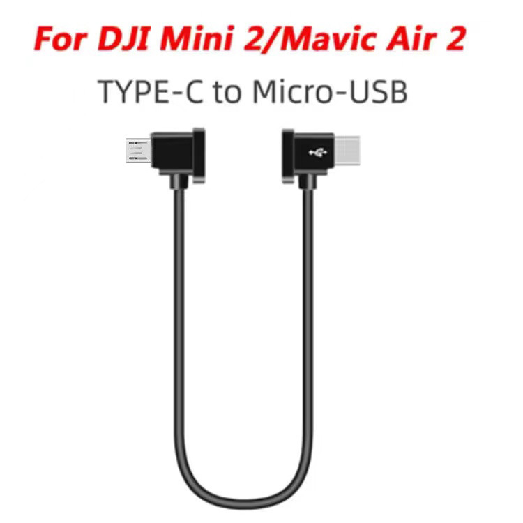 Drone image transmission cable for DJI Mavic Air/mini2/mini4 Spark phone Type-C remote controller connection cable