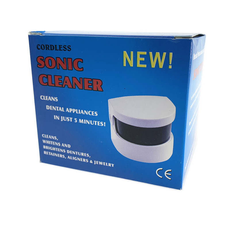 Mini Jewelry Cleaner Vibration Jewelry Denture Cleaning Box Jewelry Cleaner