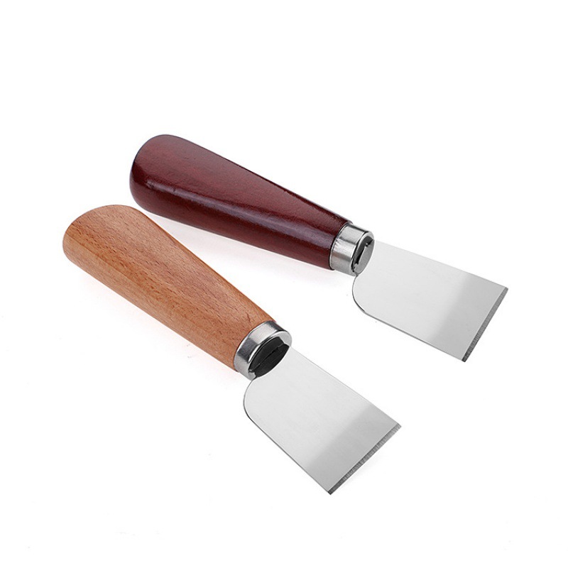 Stainless steel leather cutting knife DIY handmade leather tool leather knife cutting knife leather material cutting knife