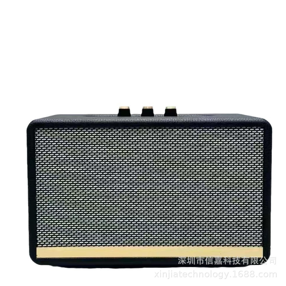 Huaqiangbei Bluetooth speaker M18 subwoofer outdoor portable heavy bass solid wood stereo wireless speaker