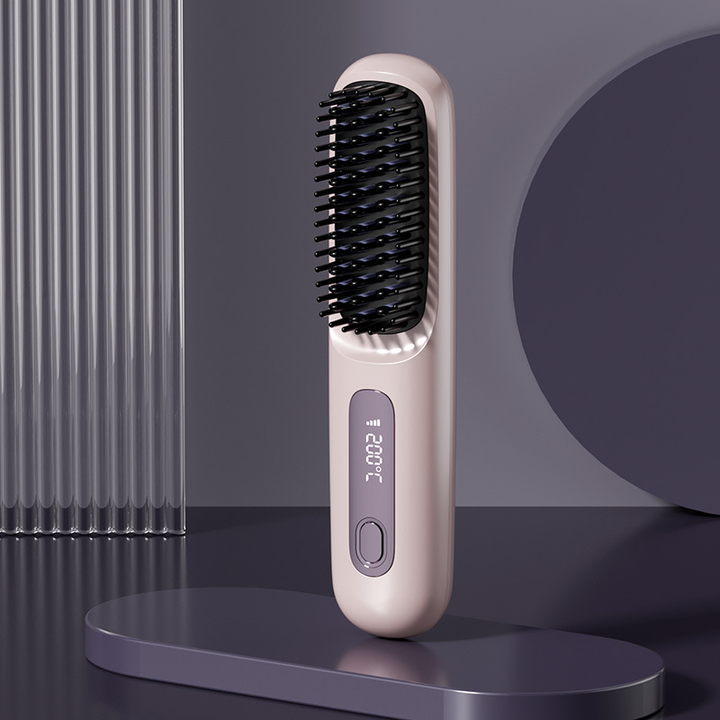 New straightening comb wireless straightening comb negative ion straightening comb wireless straightening and curling portable straightening and curling comb