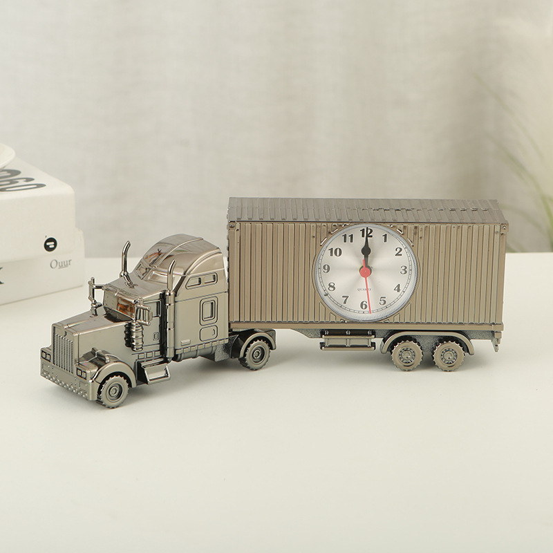 Tractor Trailer Container Truck Alarm Clock Alarm Clock Alarm Clock Student Bedside Clock Home Alarm Clock