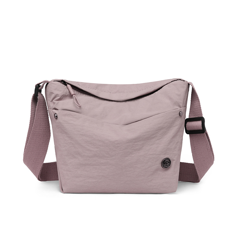 Crossbody Bag Women 2025 New Canvas Bag Lightweight Waterproof Dumpling Bag Walking Nylon Small Backpack