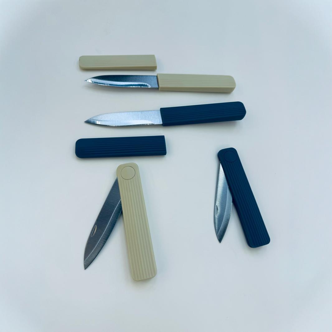 Stainless steel fruit knife straight knife household with knife cover small knife for opening express fruit peel knife barbecue knife Japanese style new multi-purpose