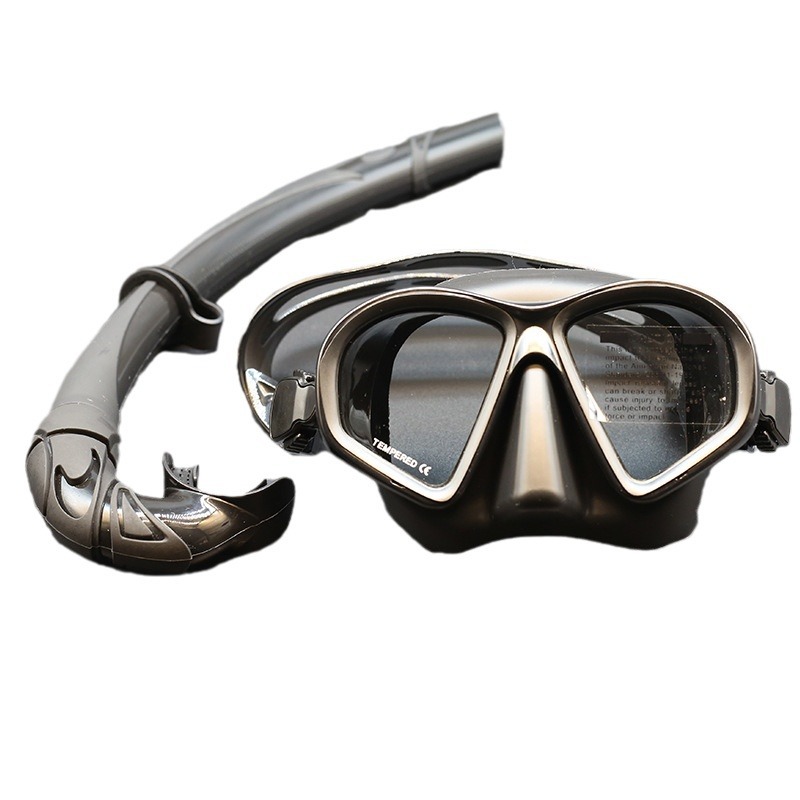 JUNHAIINS Low Volume Freediving Mask Tempered Glass Snorkeling Mask with Bracket