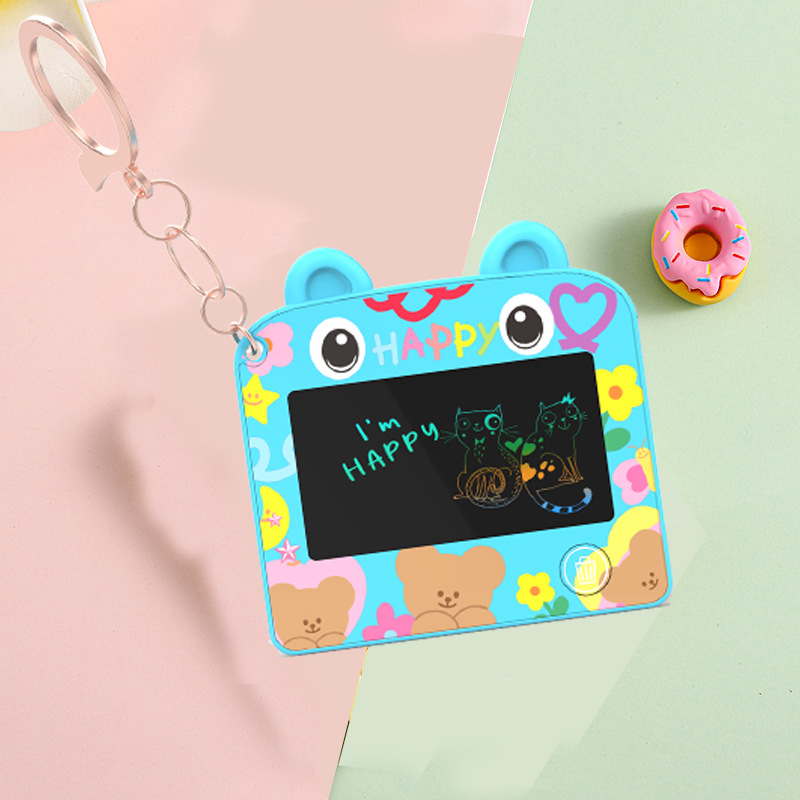 Cartoon Mini Drawing Board Small Keychain Cartoon Small Drawing Board Cute Backpack Pendant Small Gift Toy