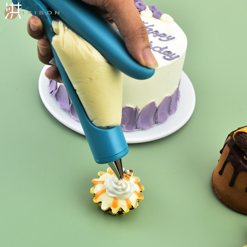 New squeeze cream piping gun set, piping aid, including piping tips, cream bag, baking tool, piping pen