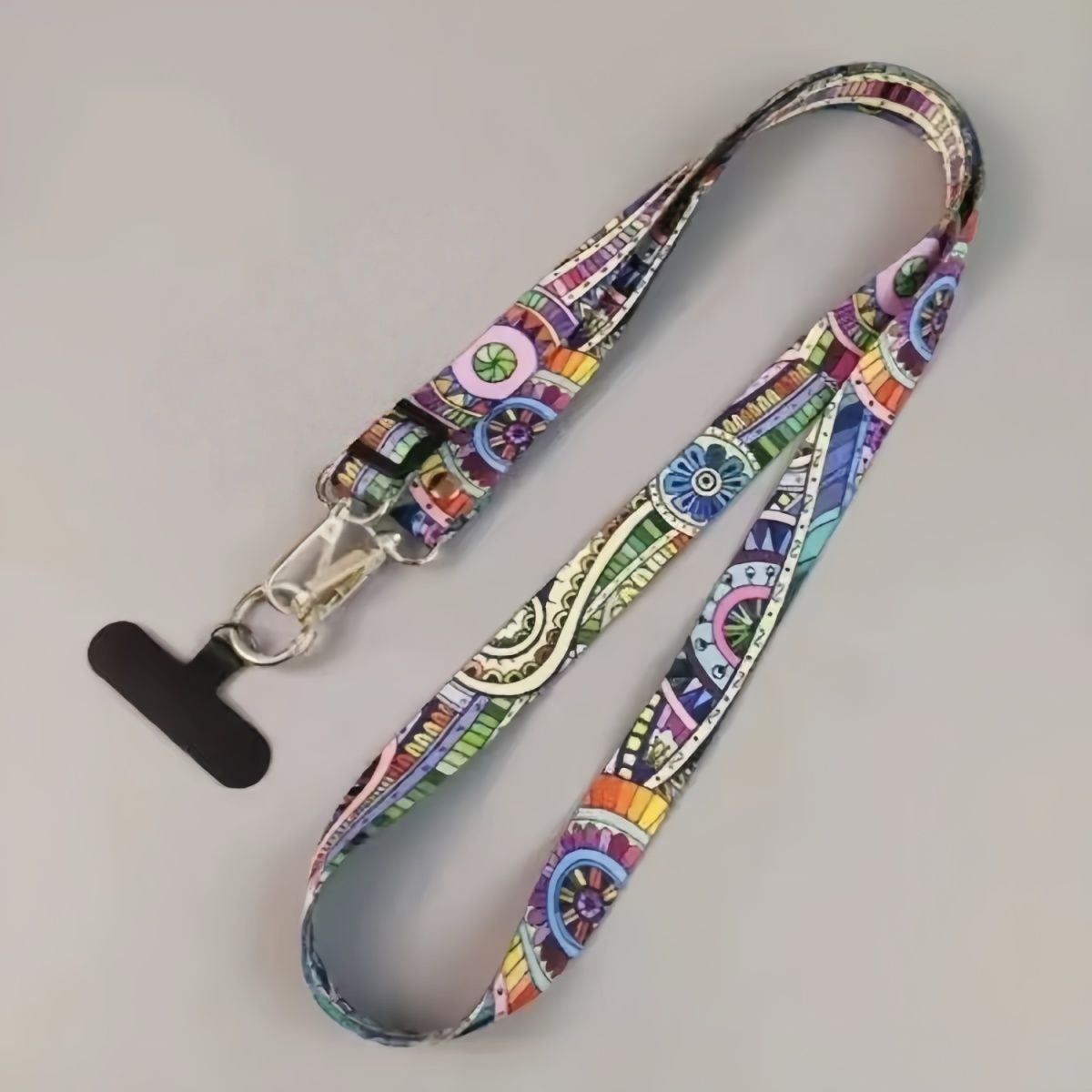 Ethnic Style Phone Lanyard Adjustable Phone Strap Crossbody Neck Strap Simple Backpack Strap