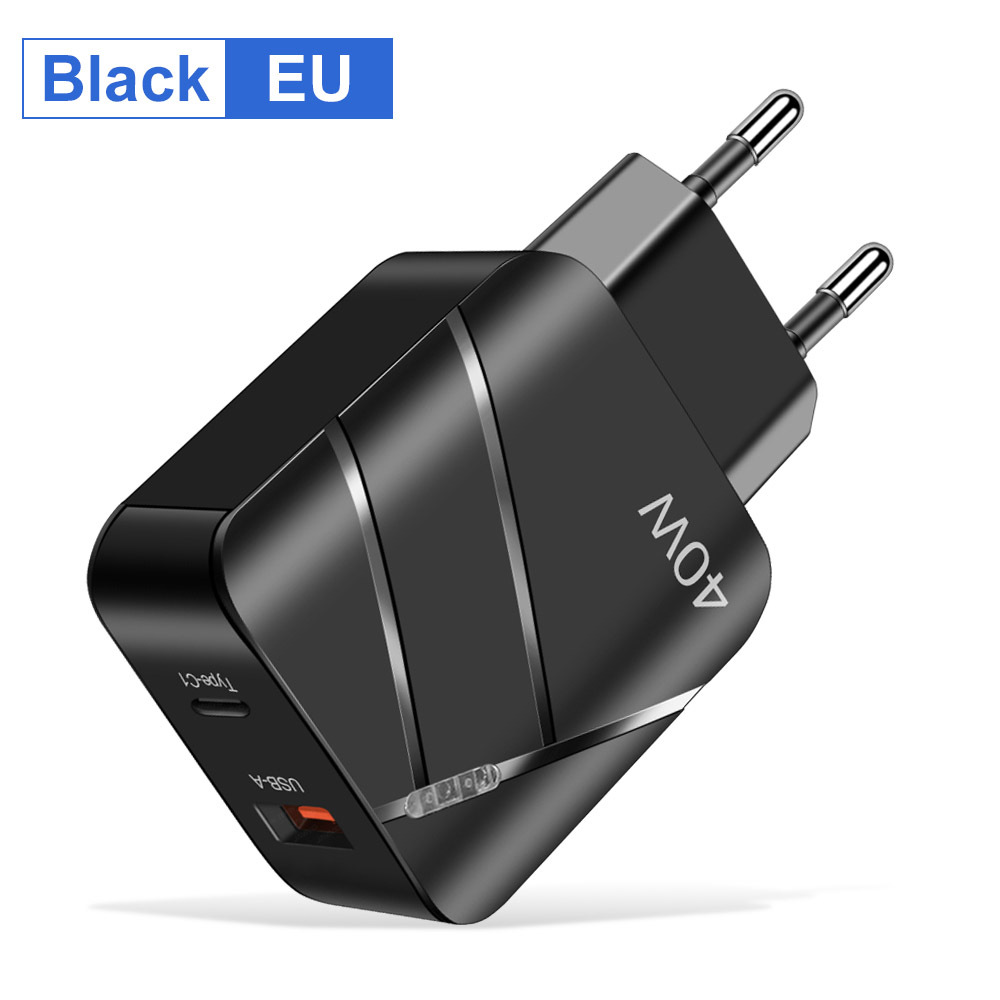 40W PD+QC3.0 Compatible with iPhone 14 Fast Charging PD Charger Travel Charger Fast Charging Phone Charger