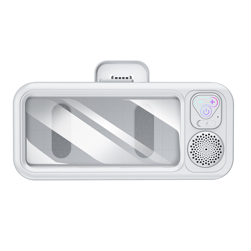 New Bathroom Waterproof Touch Phone Box Fixed Bracket Shower Bluetooth Small Speaker
