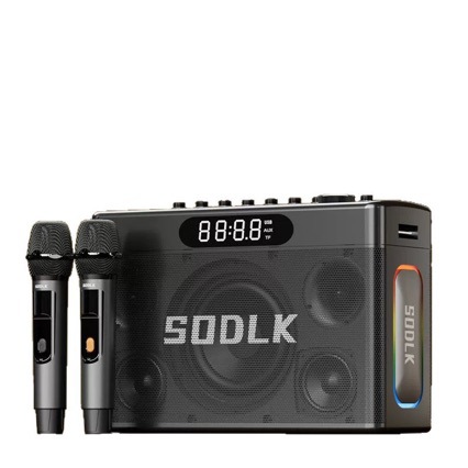 New S1127Plus Digital Sound Card Bluetooth Speaker Outdoor High-Power Square Dance Speaker Portable
