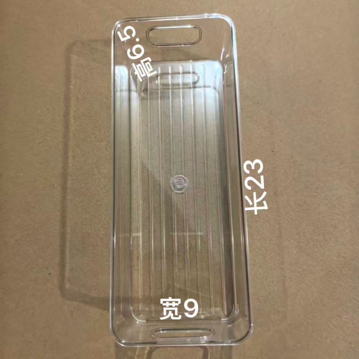 Desktop storage box makeup skincare decoration transparent PET organizing storage box snack storage basket miscellaneous item shelf