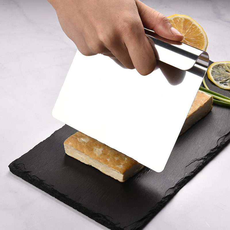 304 Flour Scraper Stainless Steel Scraper Board Dough Cutter Flour Cutter Flour Scraper Baking Tool