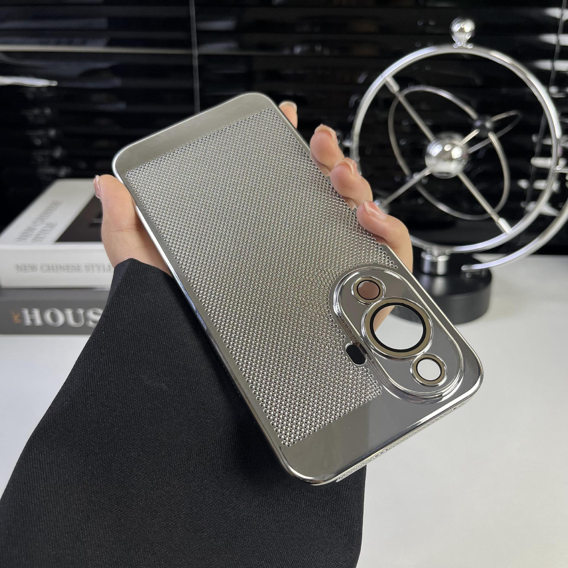 Heat Dissipation Breathable For VIVO X90P/x80p Phone Case OPPO Reno9pro Electroplated Anti-Drop Protective Case