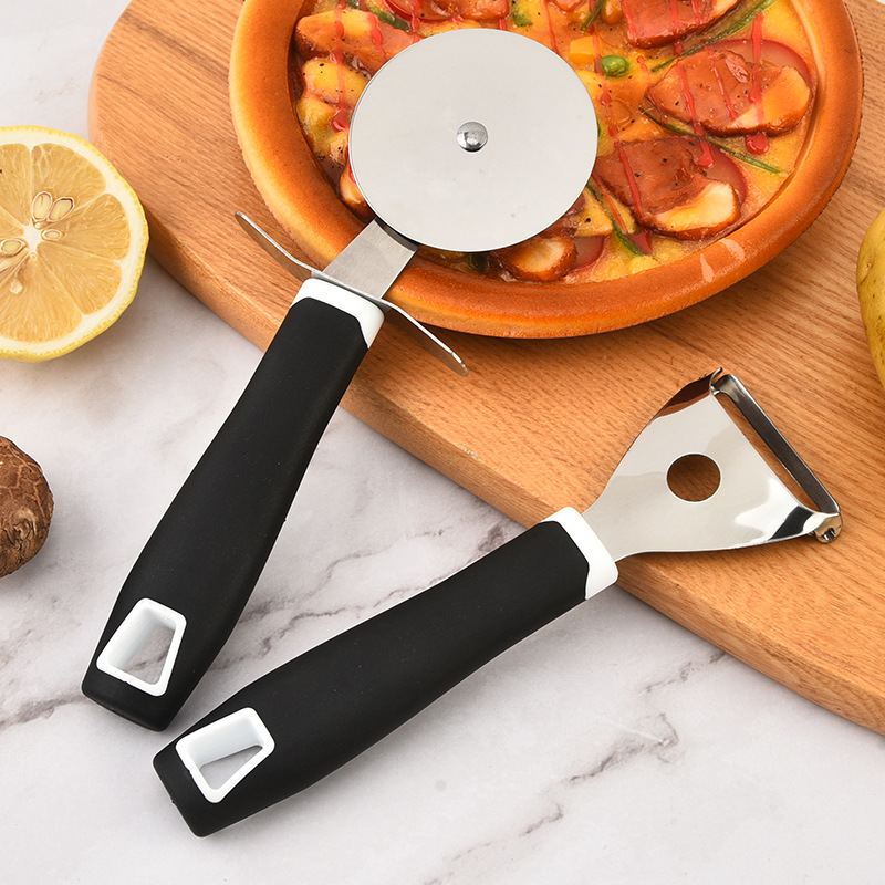 Cheese grater pizza cutter kitchen gadget knife sharpener ice cream scoop multi-functional homemade